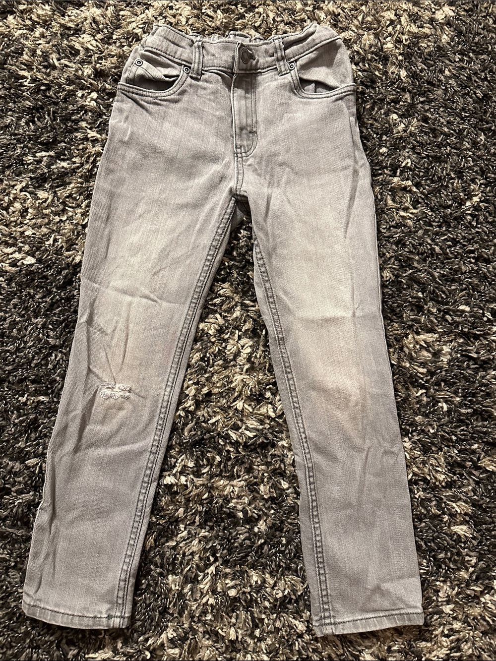 Boys Grey Stretch Slim Jeans carters